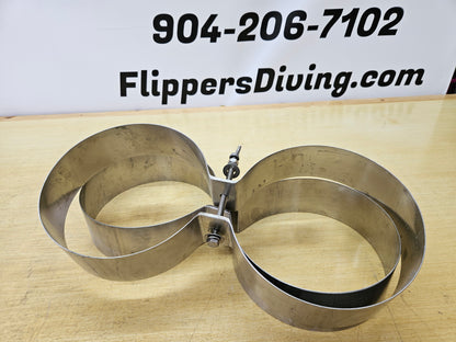 7.25" Stainless Steel Tank Bands #B001