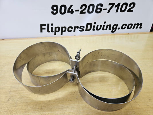 7.25" Stainless Steel Tank Bands #B001
