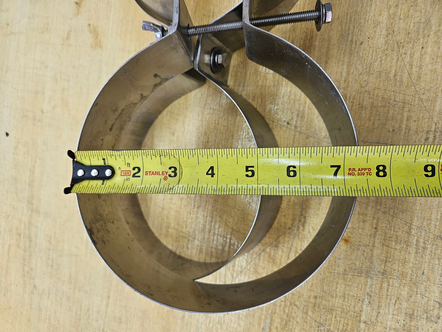 7.25" Stainless Steel Tank Bands #B001