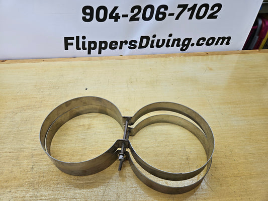 8" Stainless Steel Tank Bands #B002