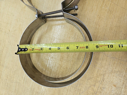 8" Stainless Steel Tank Bands #B002