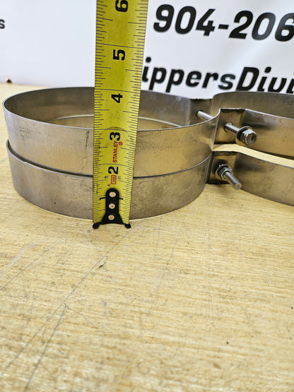 8" Stainless Steel Tank Bands #B002