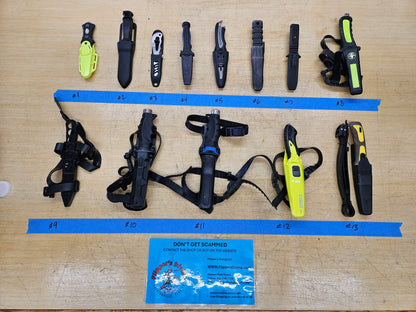 Divers Knives and Tools
