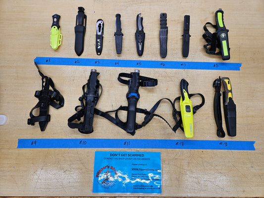 Divers Knives and Tools