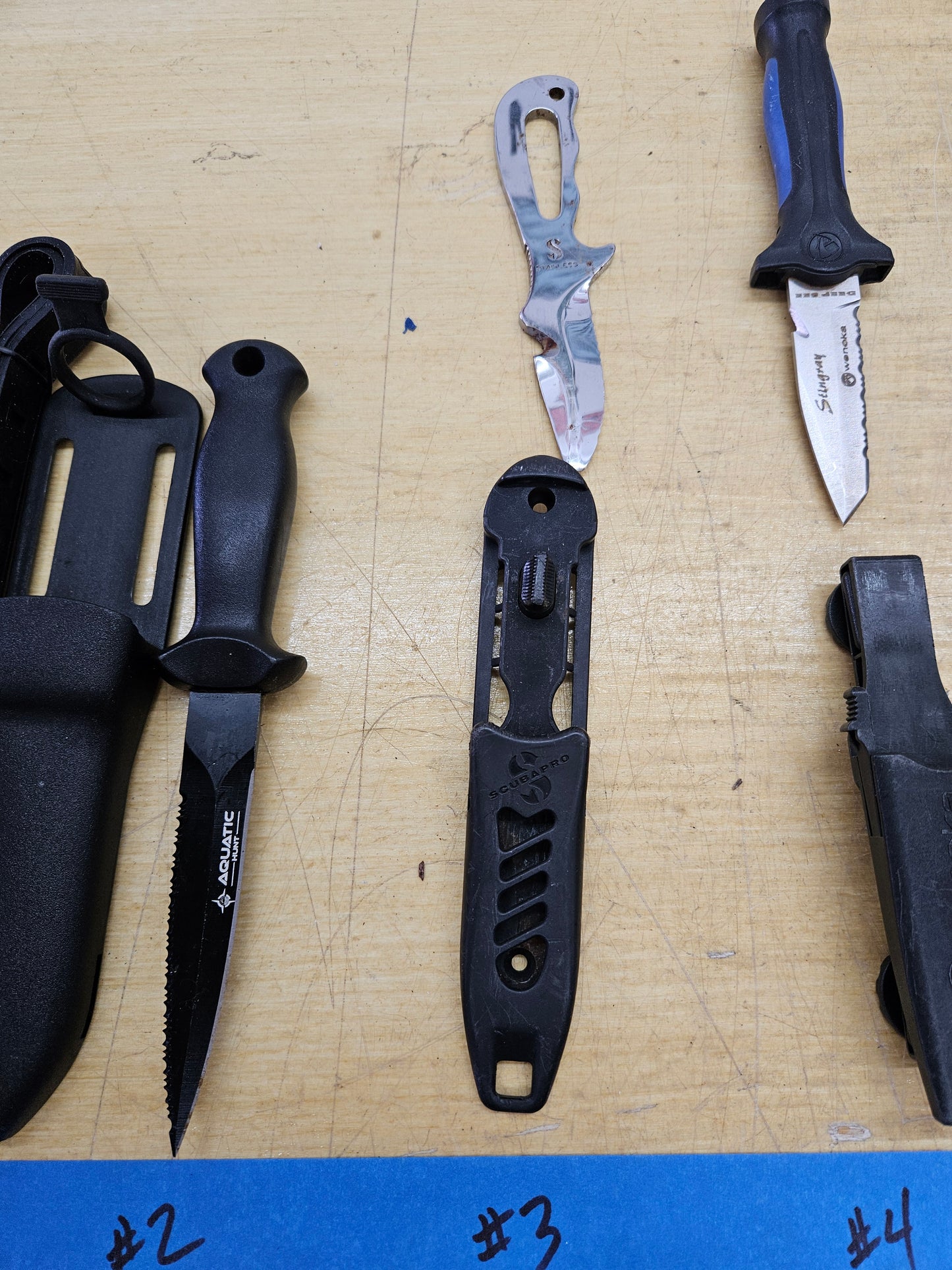 Divers Knives and Tools