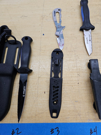 Divers Knives and Tools