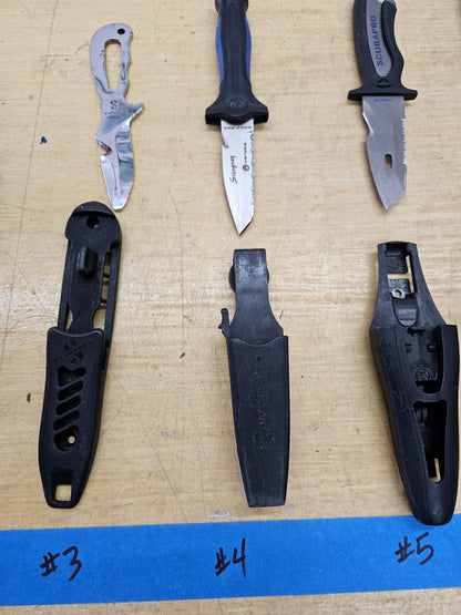 Divers Knives and Tools