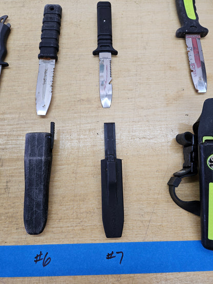 Divers Knives and Tools