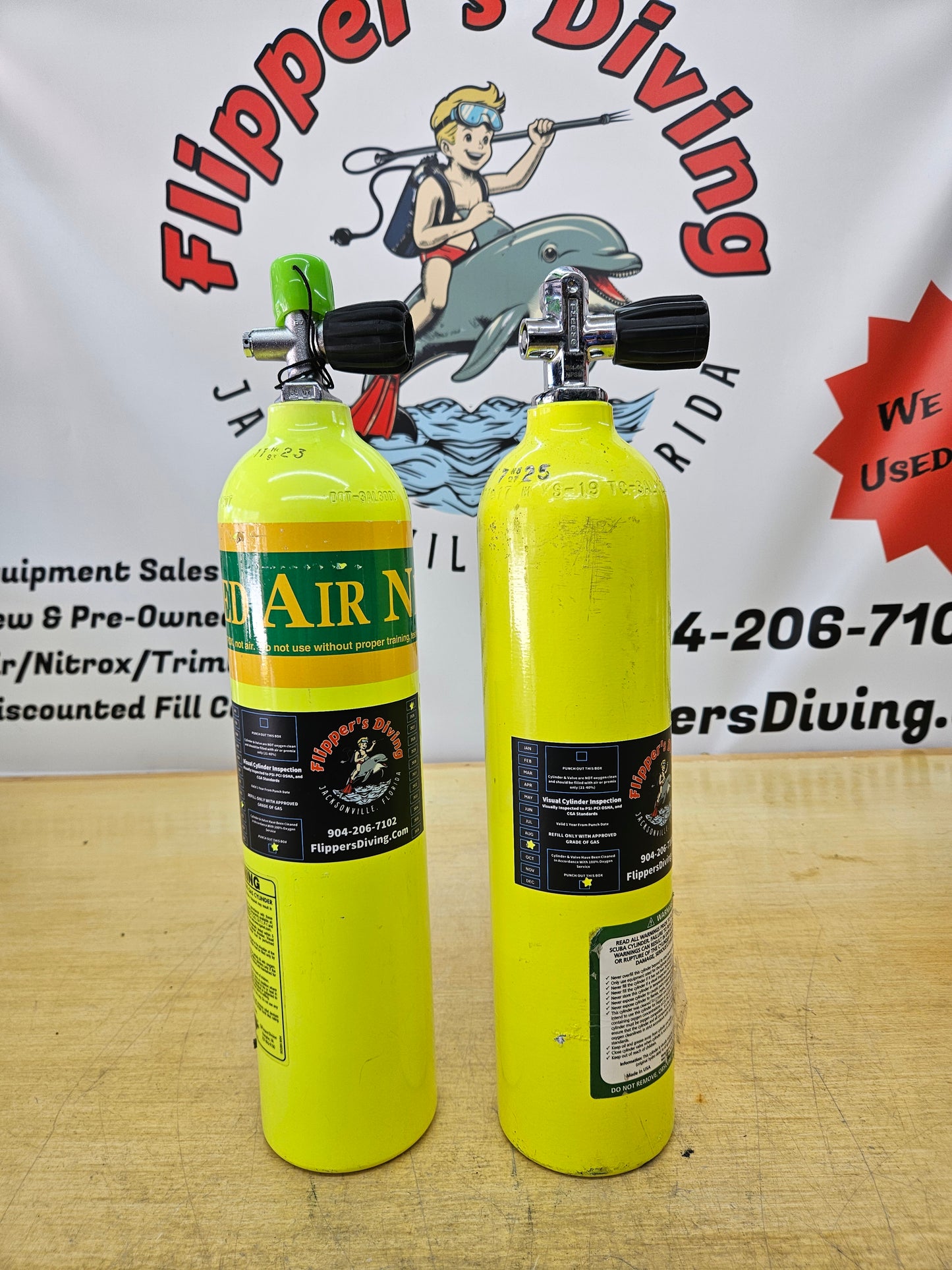 Aluminum 19cf Scuba Cylinder