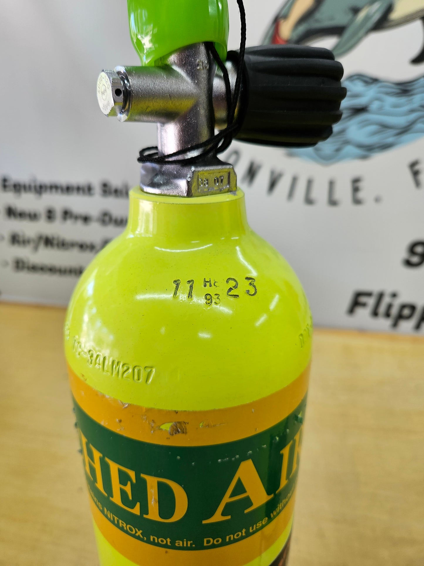 Aluminum 19cf Scuba Cylinder
