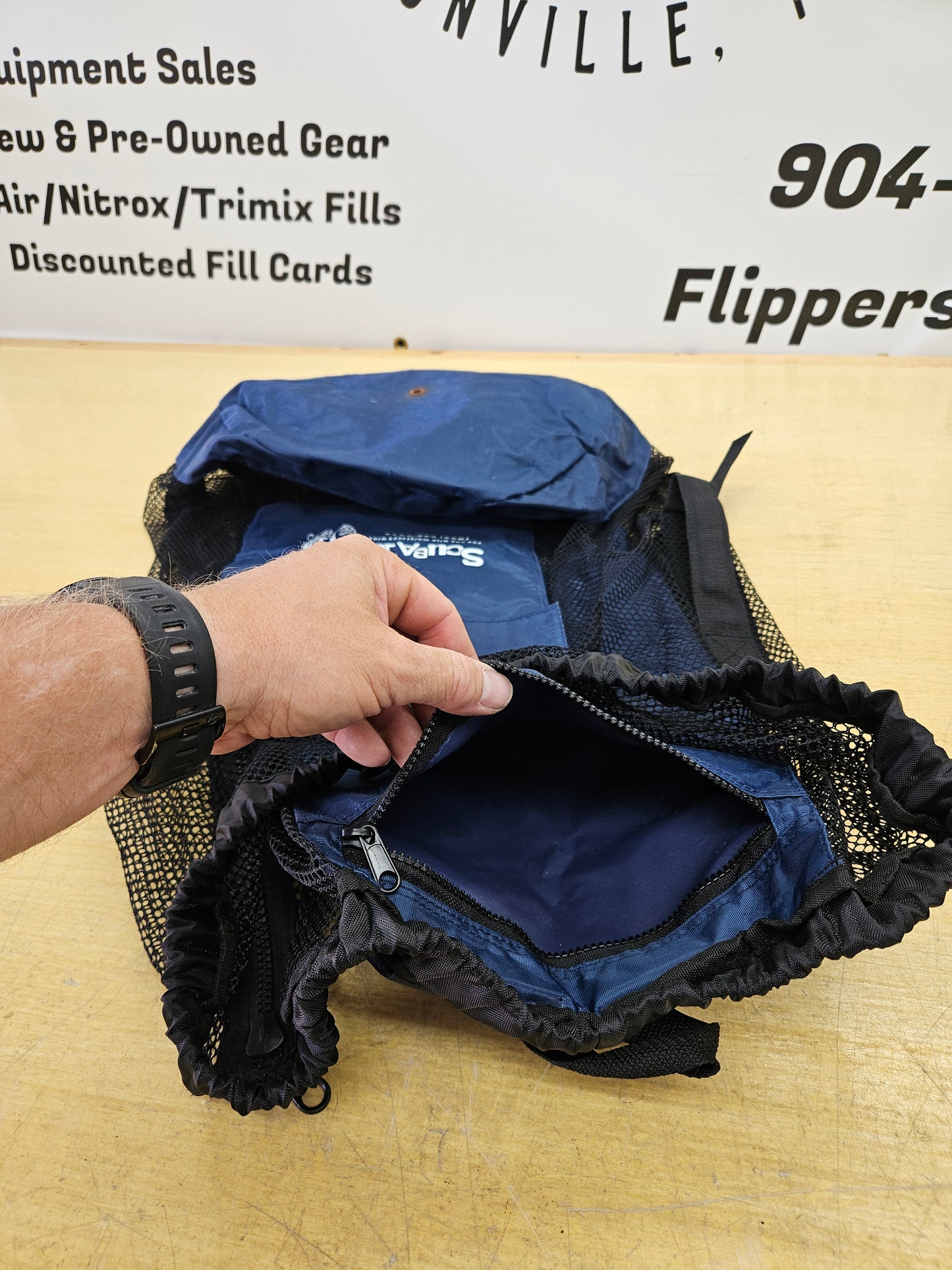Mesh Backpack Bag