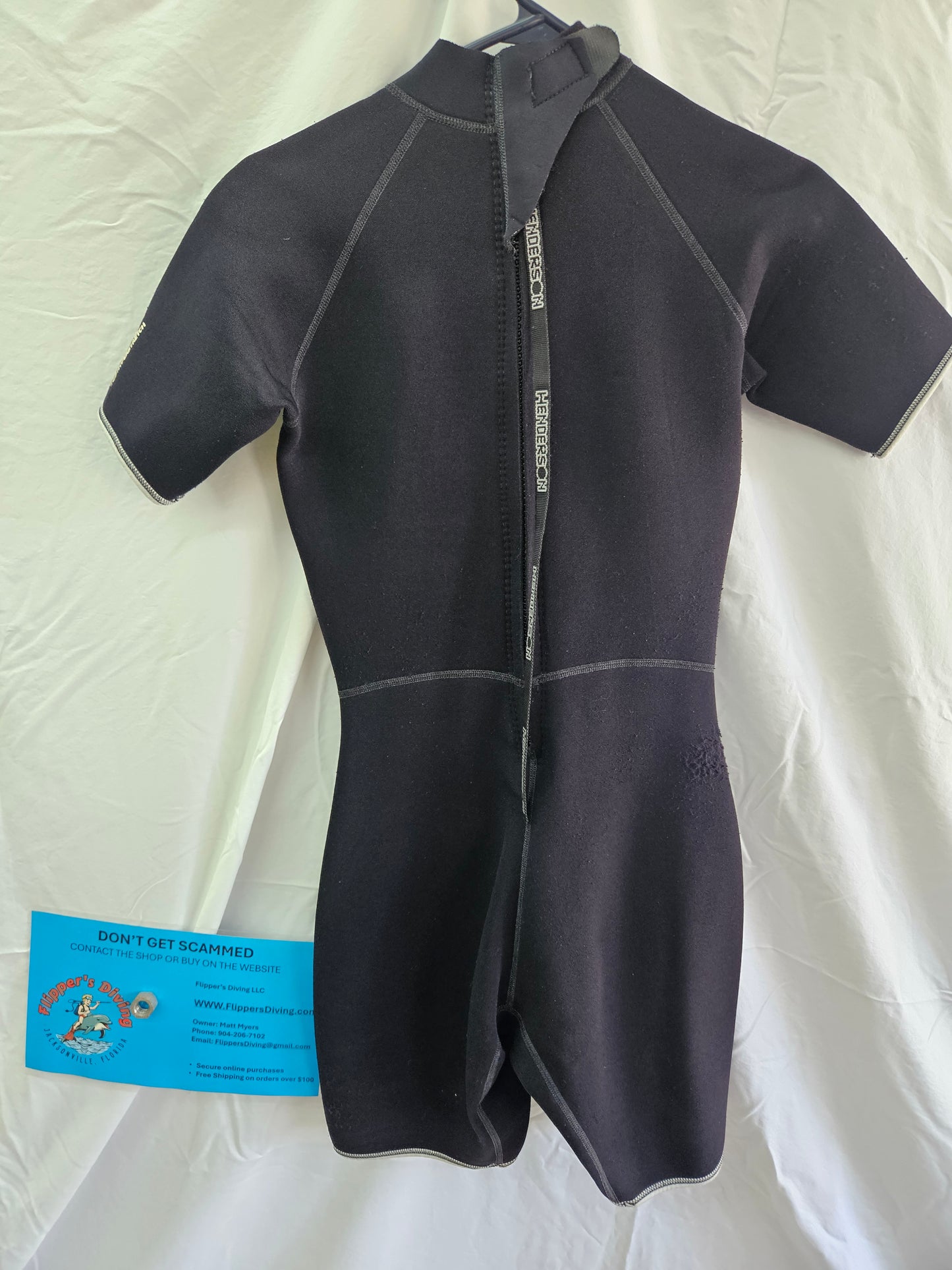 Henderons 3mm Shorty Wetsuit (Size 6)