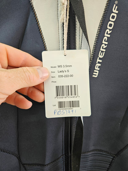 Waterproof W5 3.5mm Wetsuit (Ladies small)