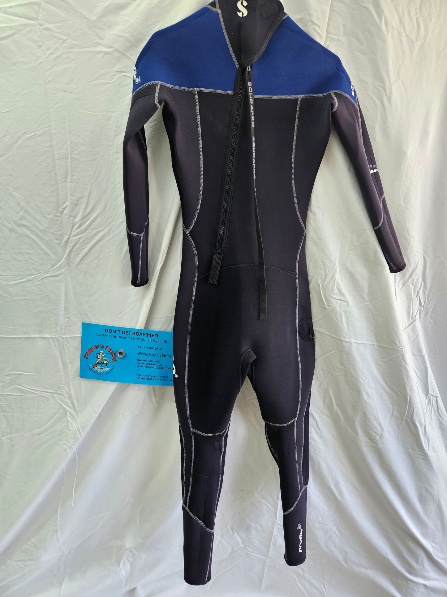 Scubapro "Profile" 3mm Wetsuit (SMALL)
