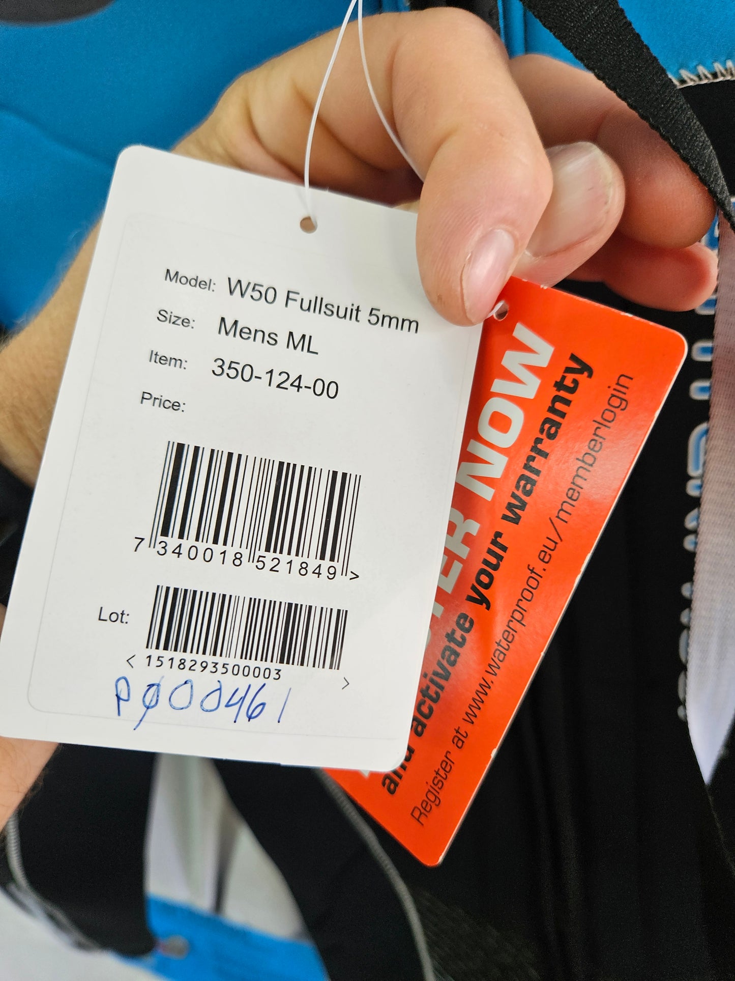 Waterproof W50 men's 5mm Wetsuit (Medium/Large)