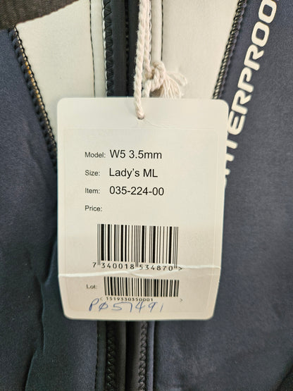 Waterproof W5 3.5mm Wetsuit (Ladies Med/LG)