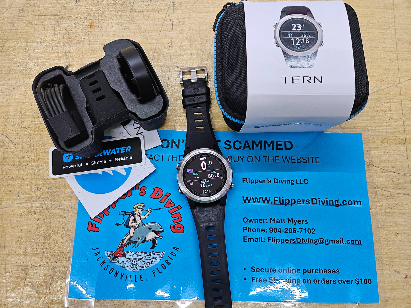 Shearwater Tern Dive Computer (used)