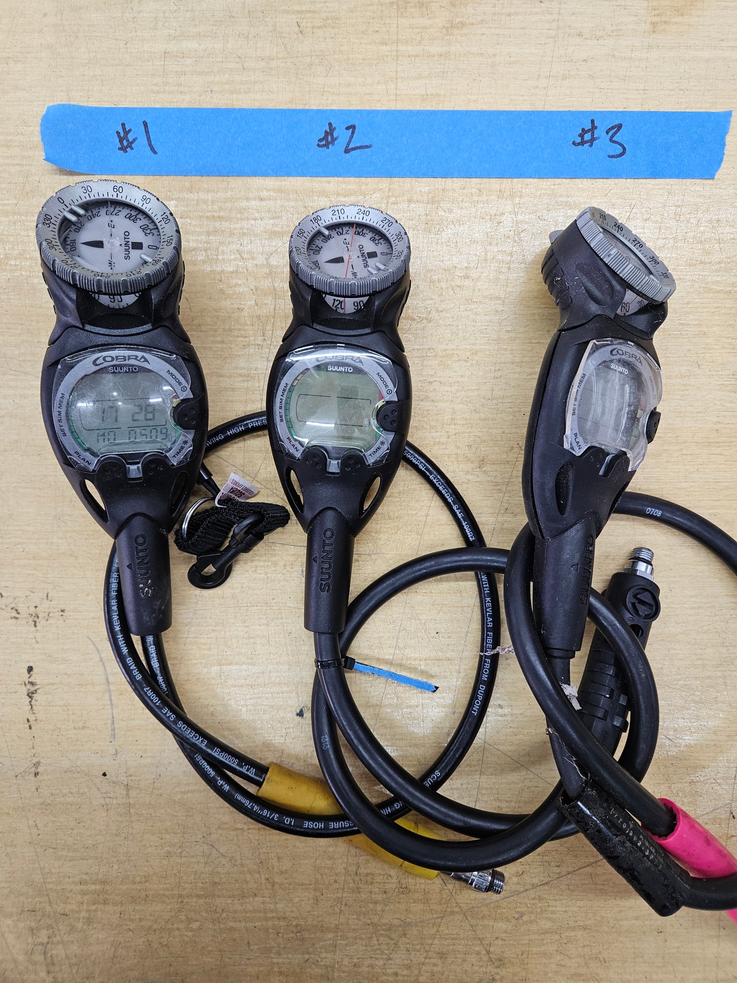 Suunto Cobra Dive Computers (NOT WORKING)