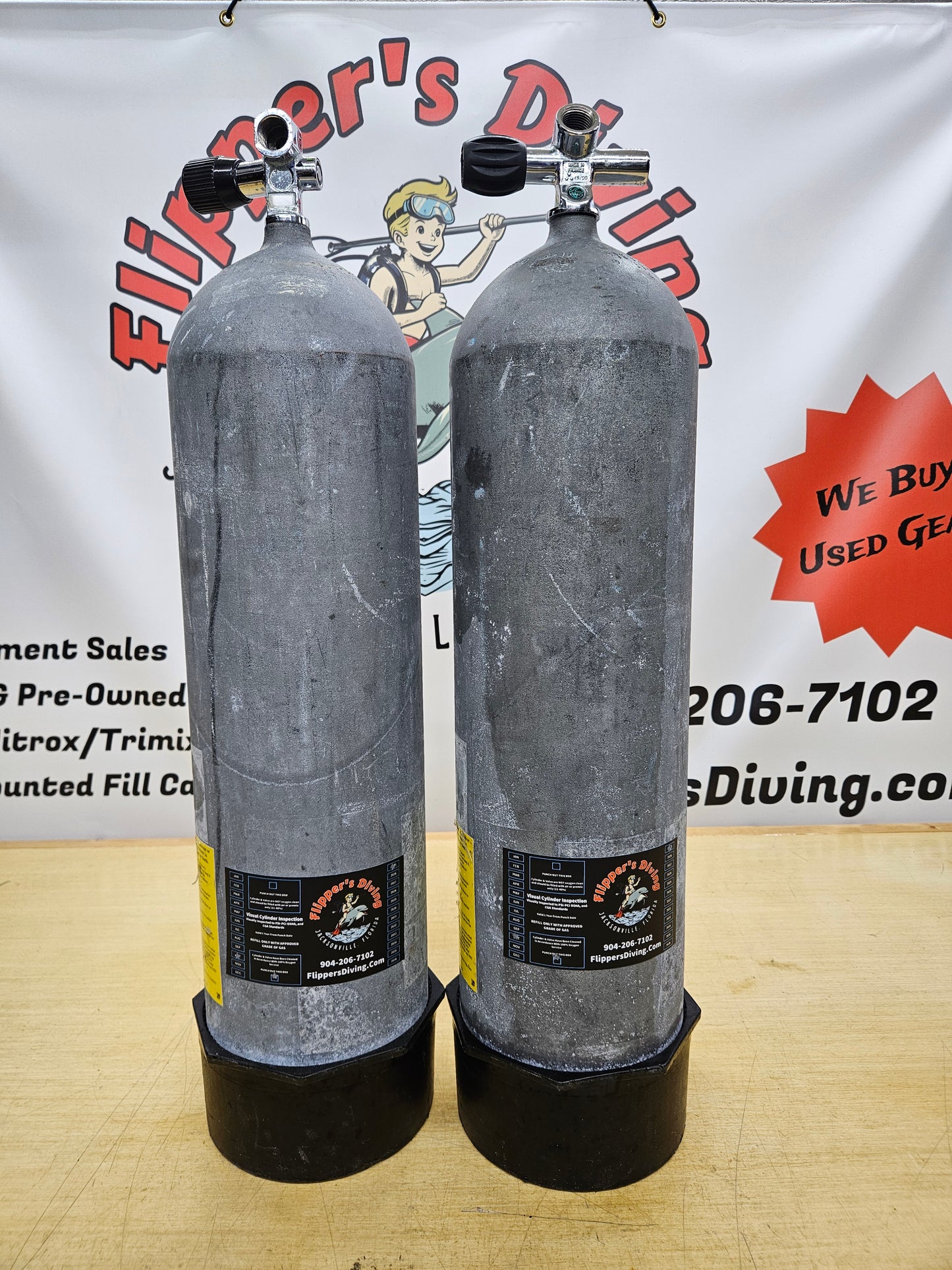 PST - HP120 Steel Cylinders