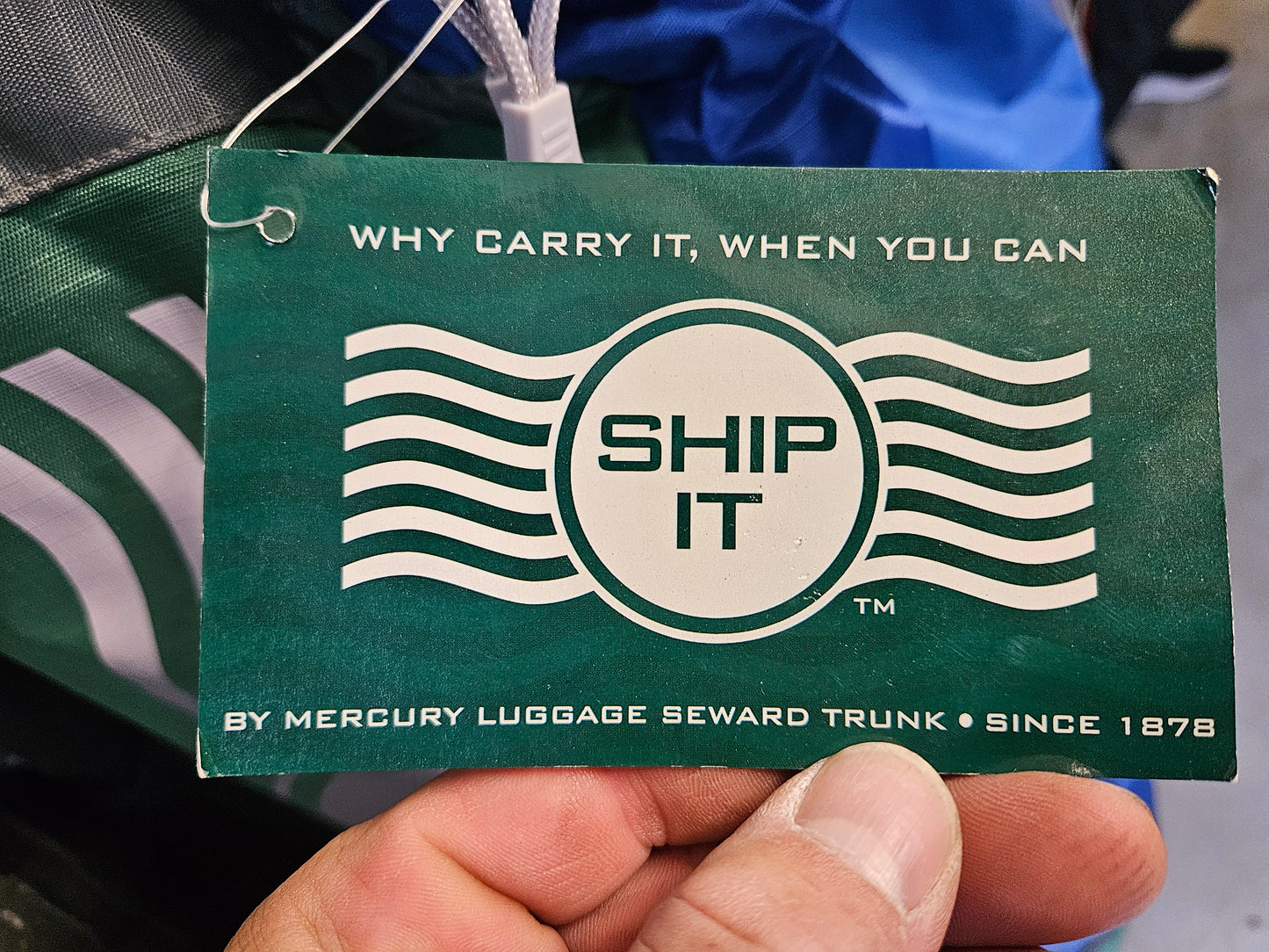 "SHIP IT" Luggage Bag