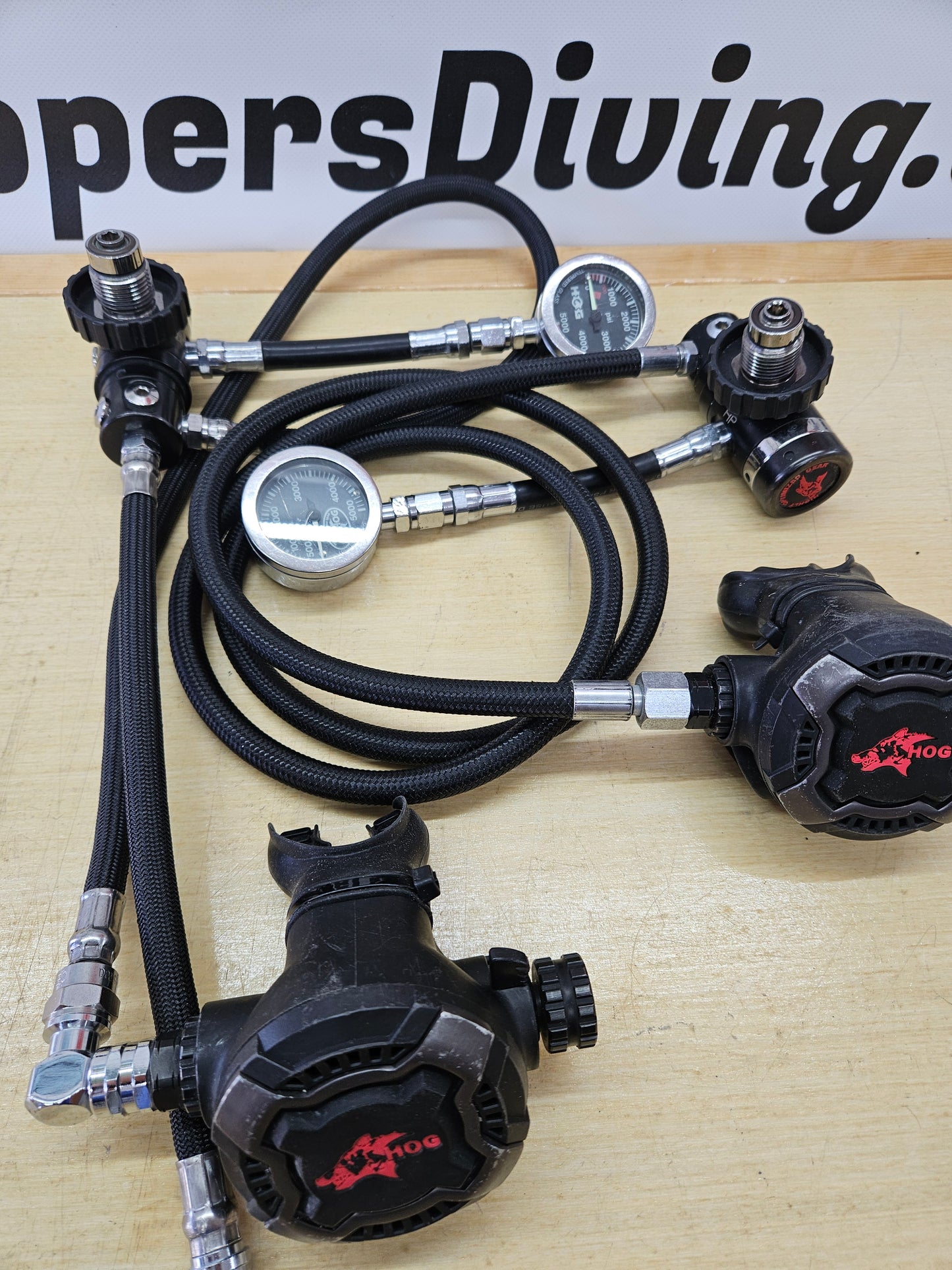 HOG D3/Zenith Sidemount Regulator Set
