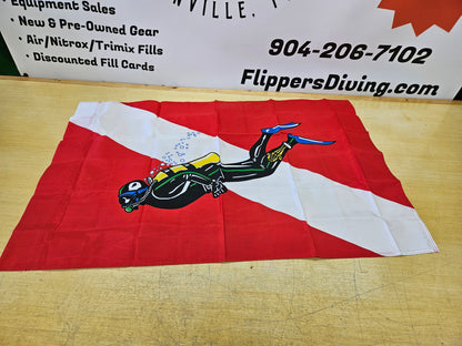 Scuba Diver Flag 27" x 42"