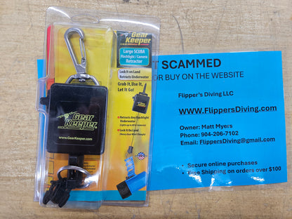 "Gear Keeper" Equipment Retractor