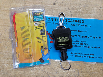 "Gear Keeper" Equipment Retractor