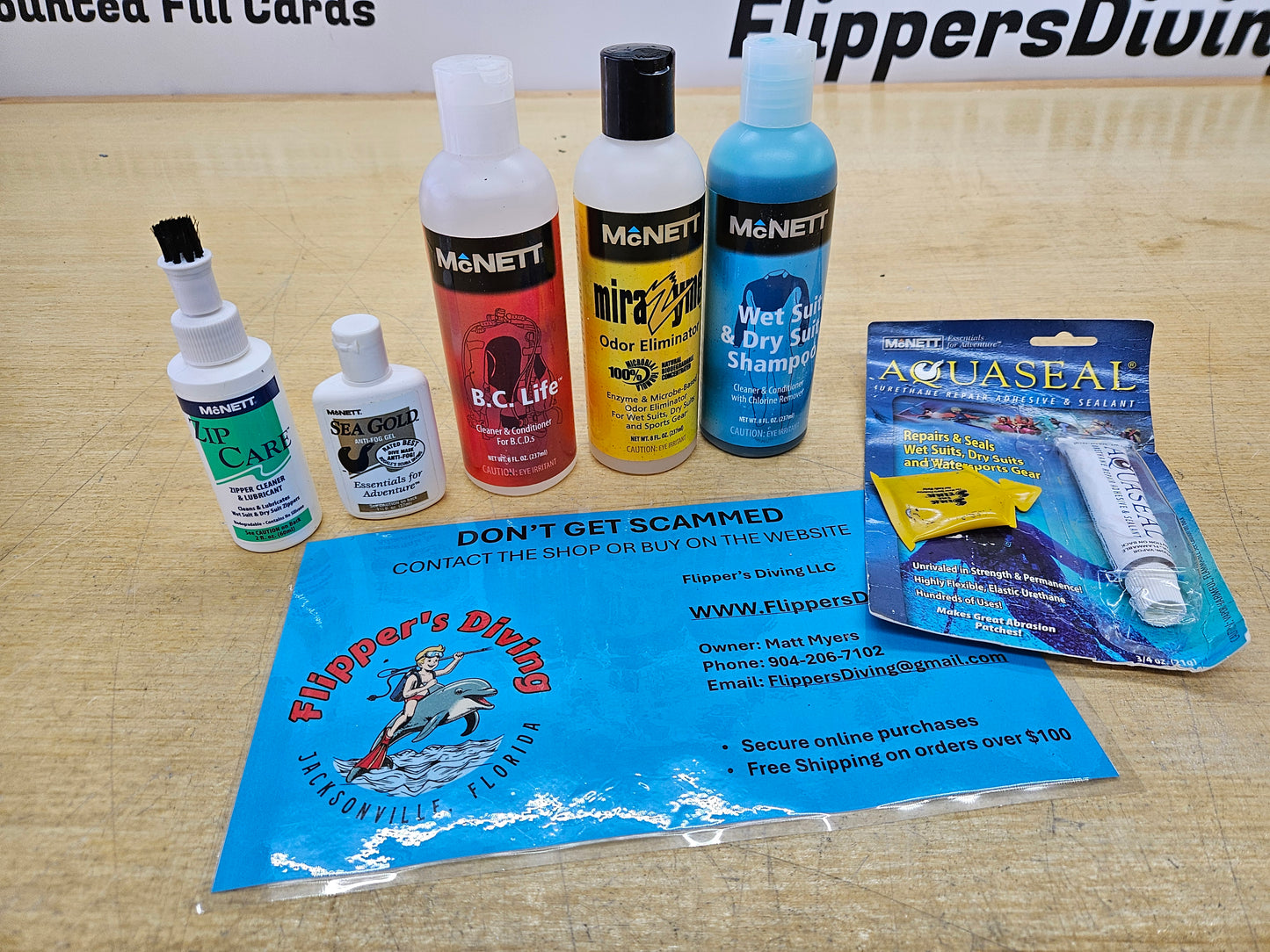 McNett Scuba Care Products Kit