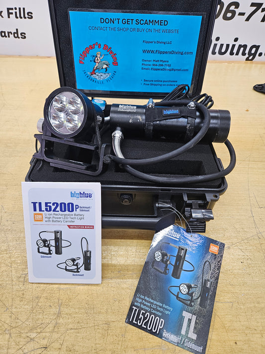Big Blue TL5200 Sidemount Canister Light