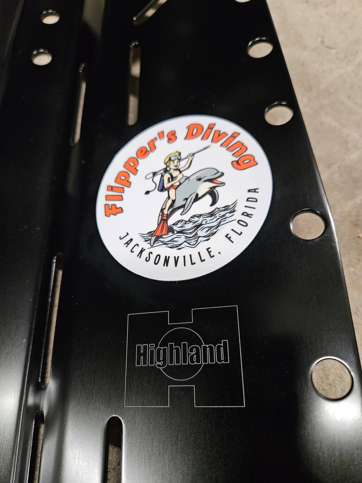 Highland Aluminum Backplate (used)