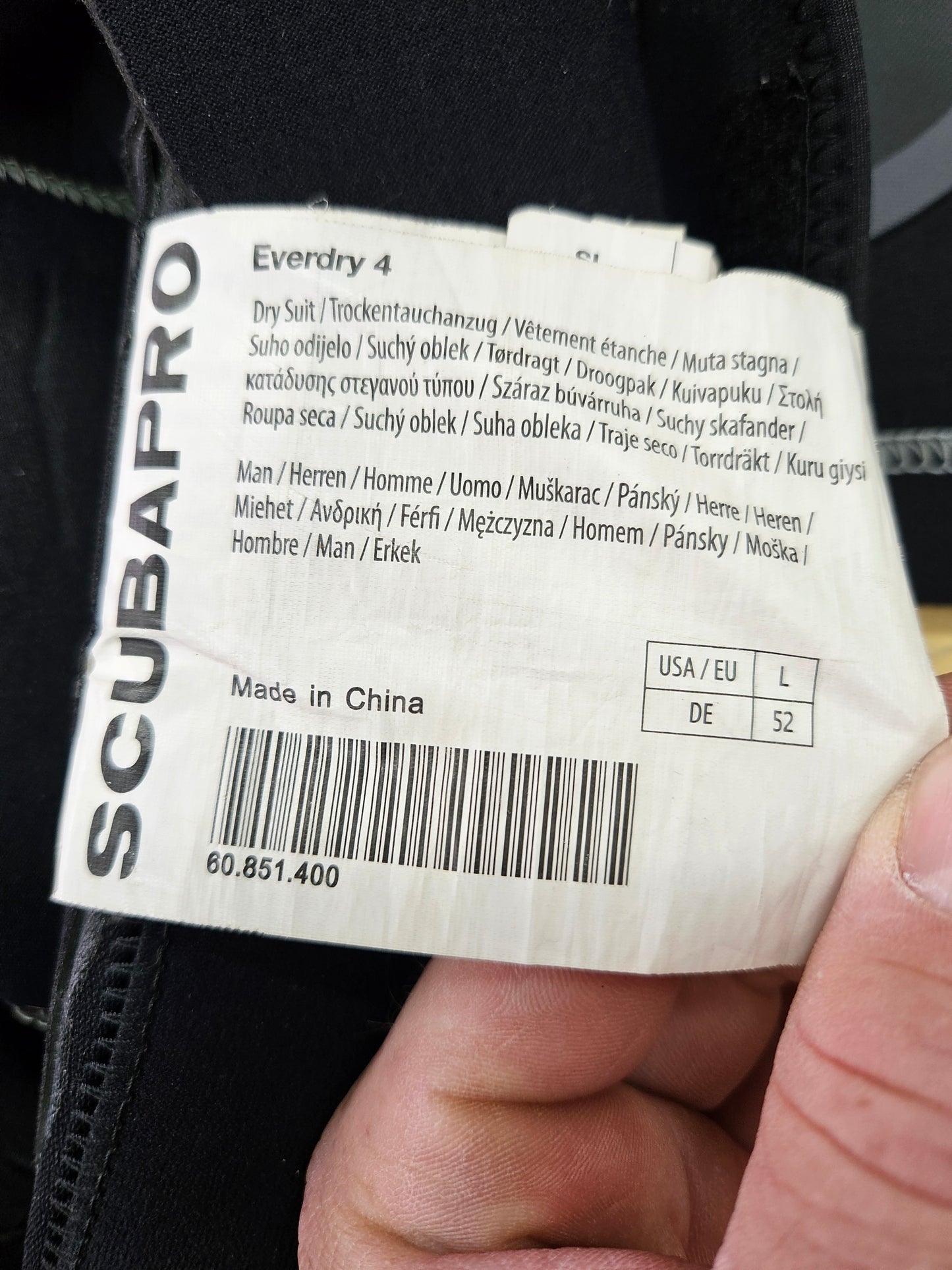 Scubapro Everdry 4 Drysuit (LARGE)