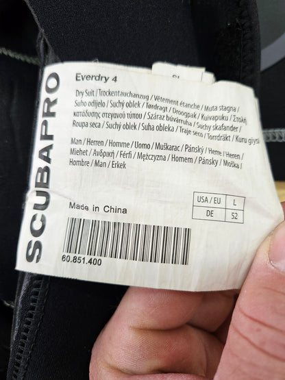Scubapro Everdry 4 Drysuit (LARGE)