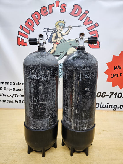 LP95 Steel Cylinders (pair)