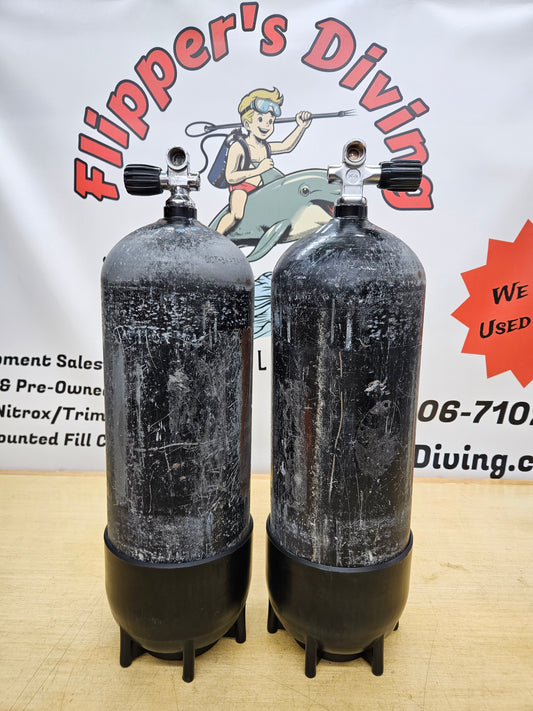 LP95 Steel Cylinders (pair)