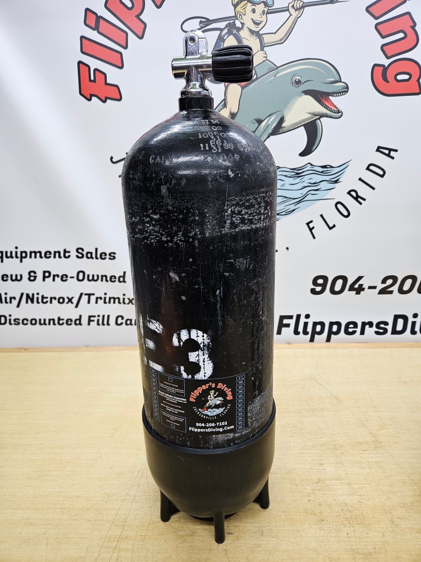 LP95 Steel Cylinders (pair)