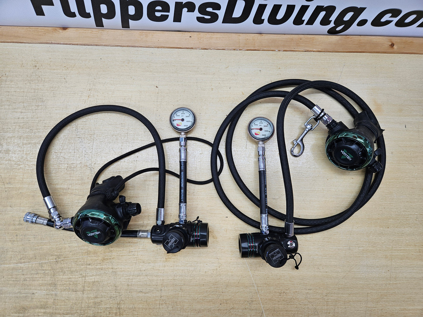 Highland Vortex Sidemount Regulator Set