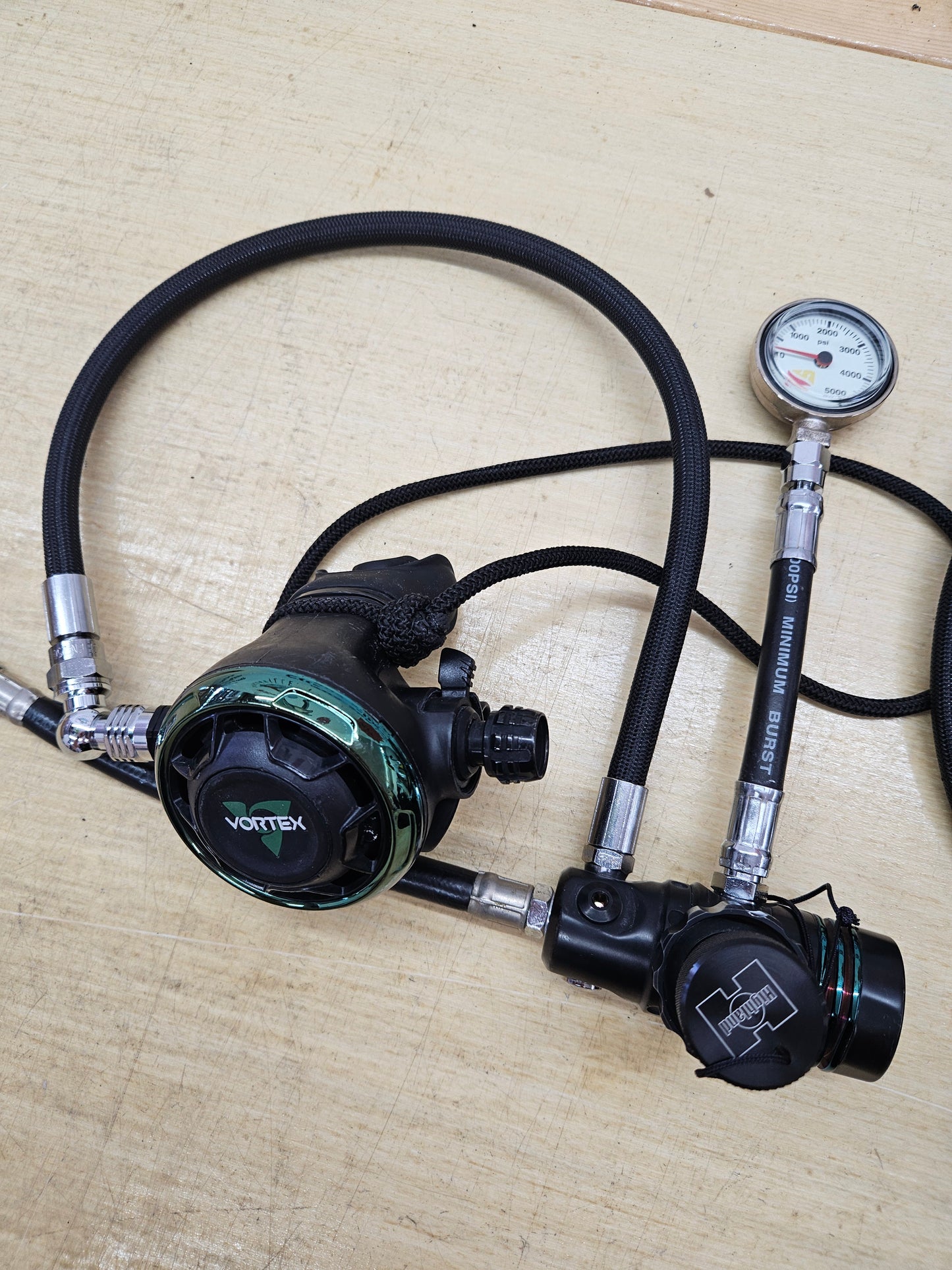 Highland Vortex Sidemount Regulator Set