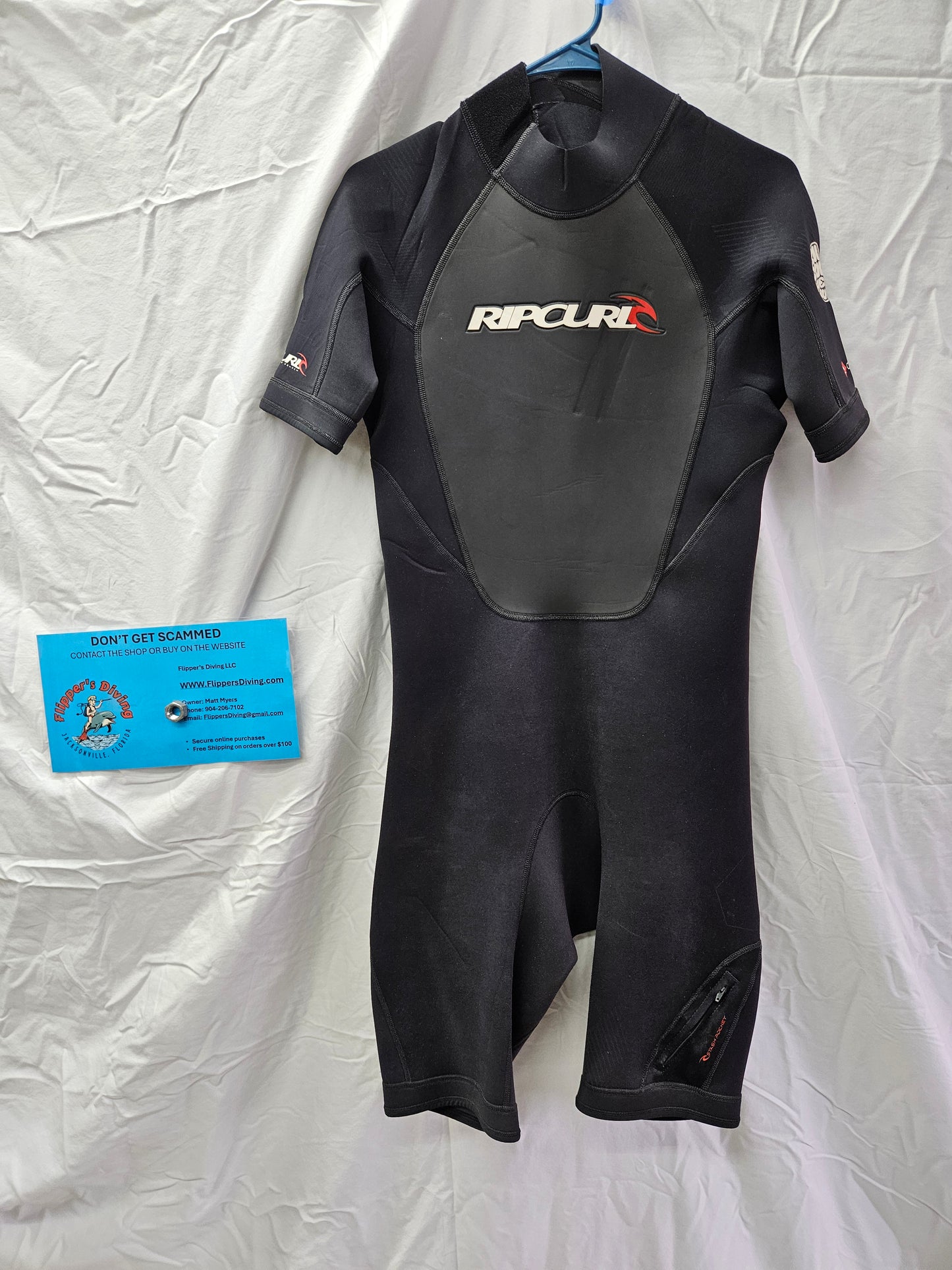 Rip Curl 2/2mm Shorty Wetsuit (Large)
