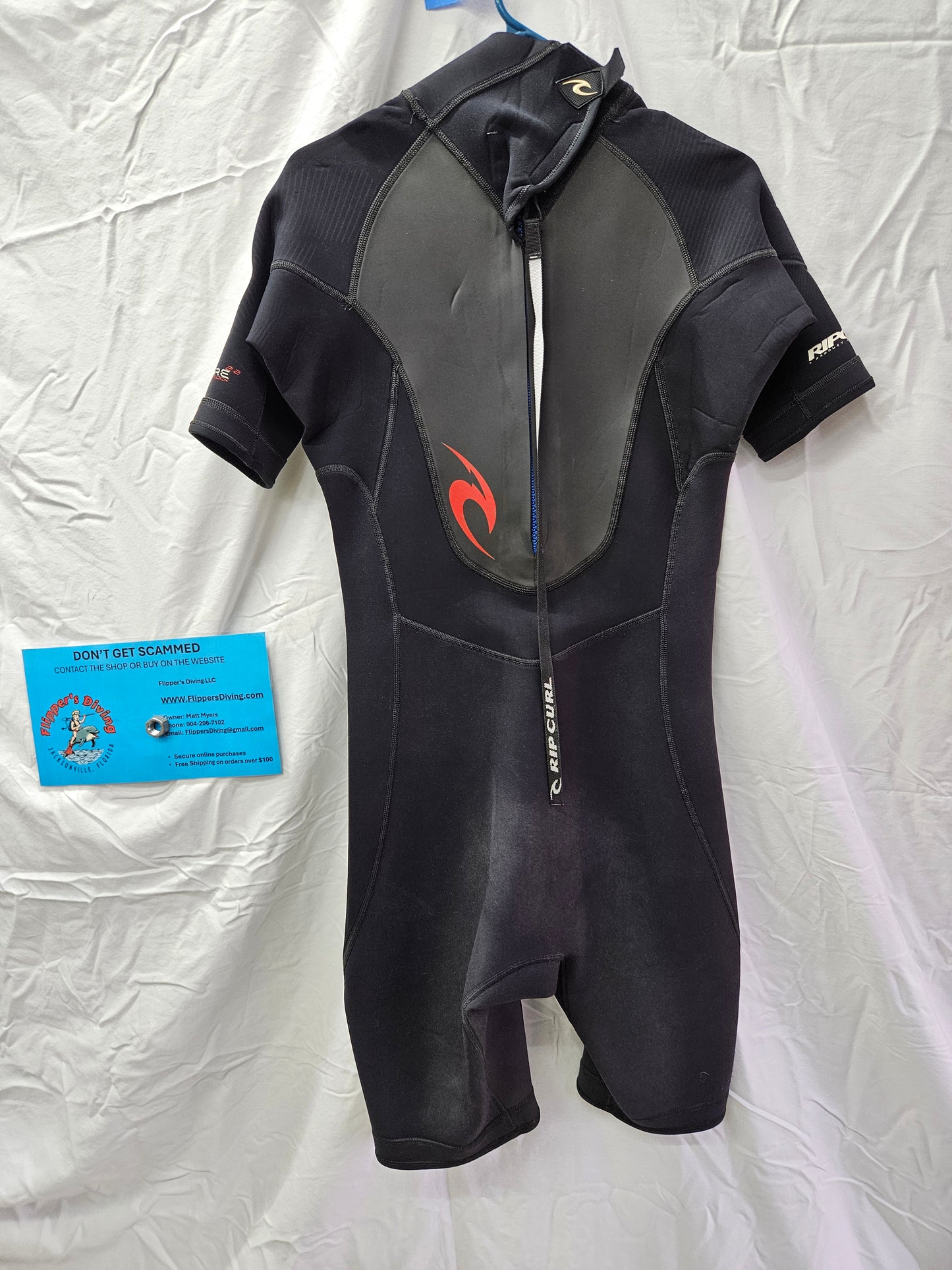 Rip Curl 2/2mm Shorty Wetsuit (Large)