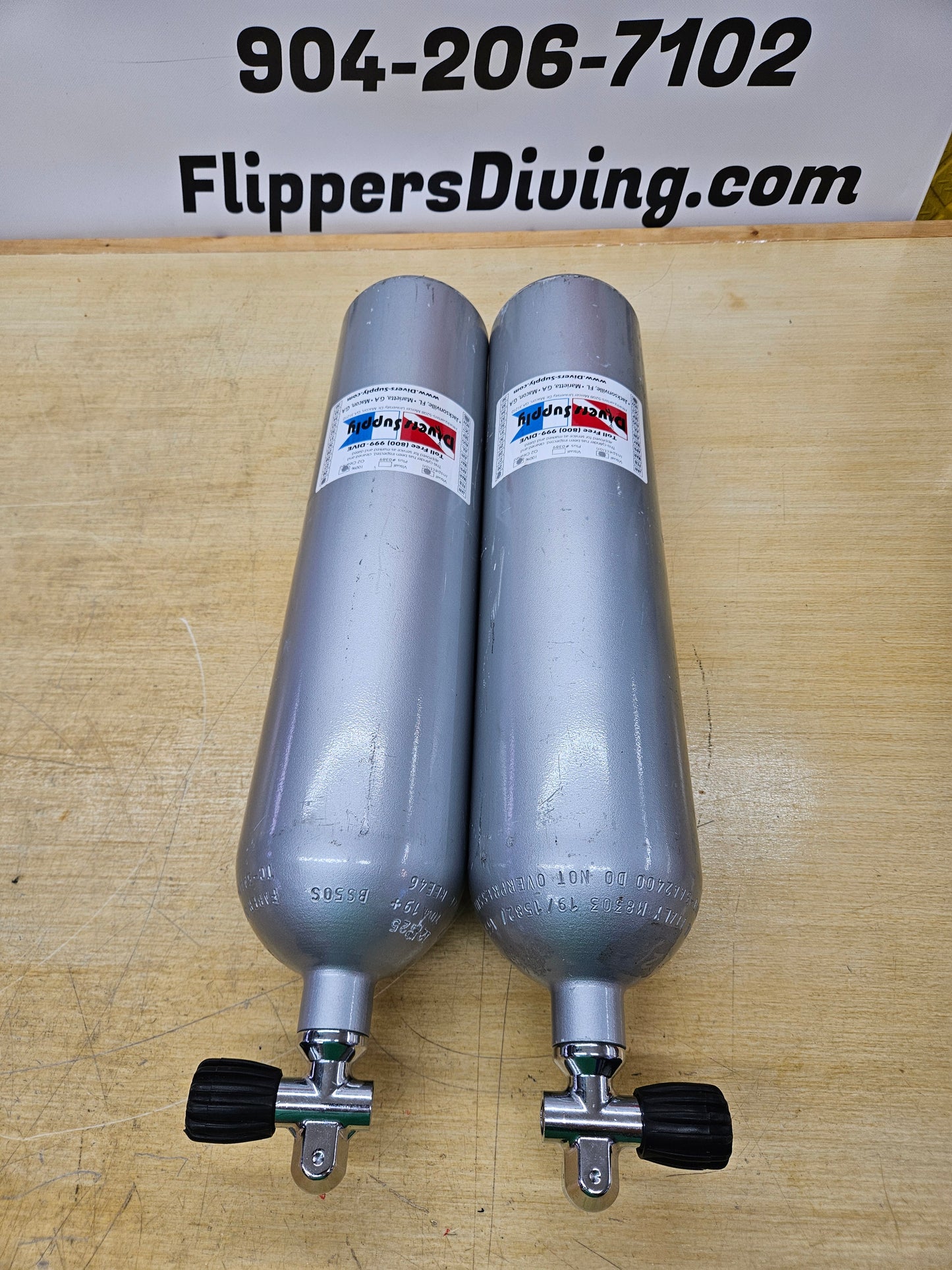 Faber LP50 Steel Cylinders (Pair)