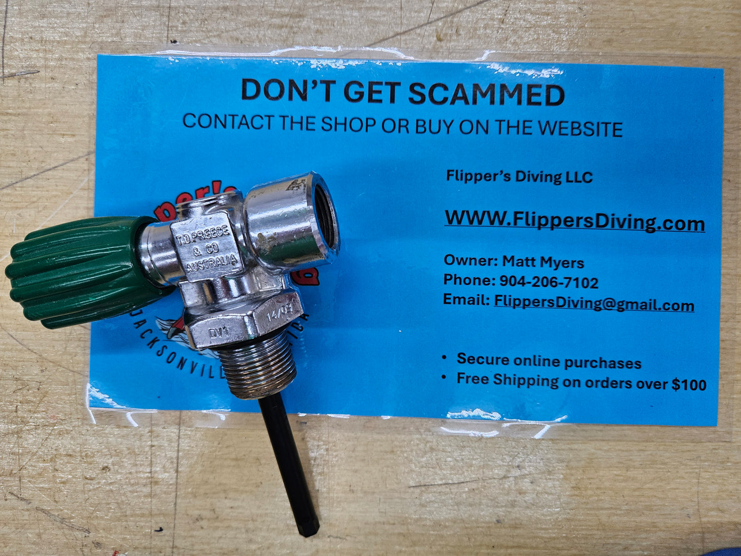 CCR Cylinder Valve