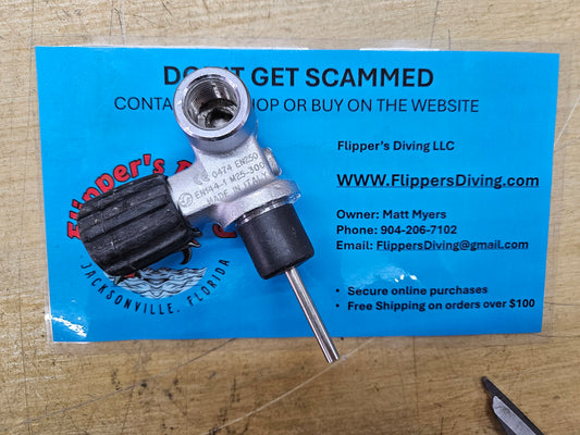 M25 Thread Cylinder Valve (DANGER - READ DESC.)