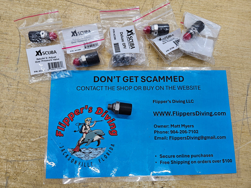 Rebuildable & Adjustable OPV Over Pressure (NOS) – Flipper's Diving LLC