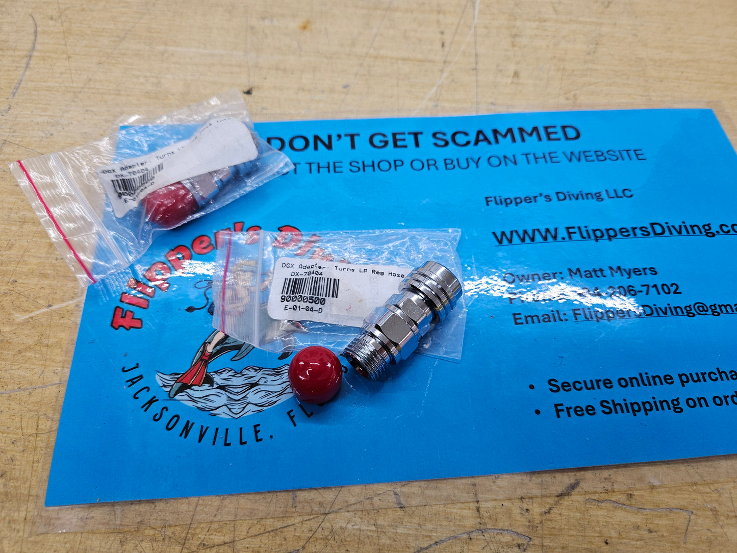 LP Inflator Conversion Fitting