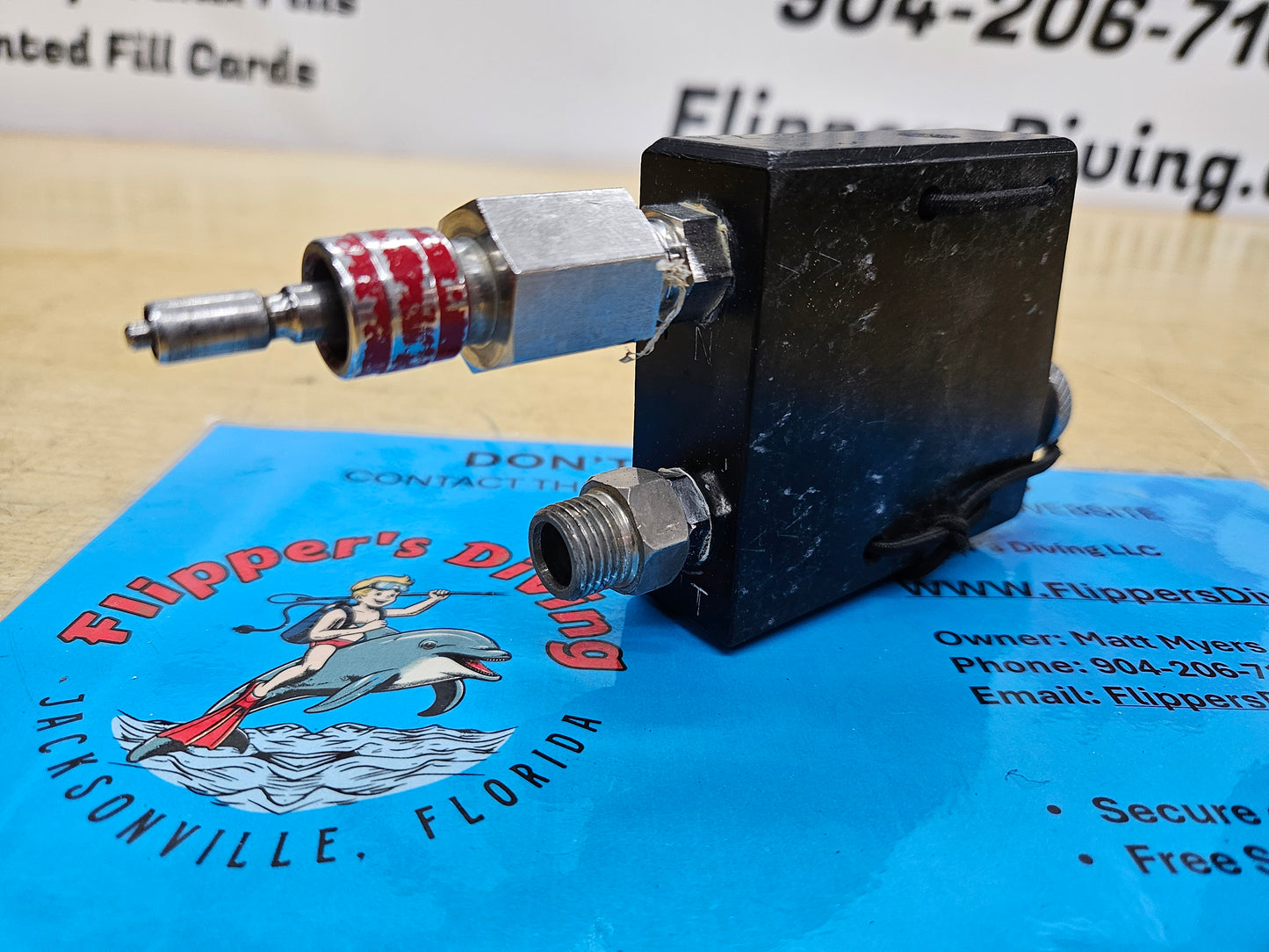 CCR Oxygen Needle Valve