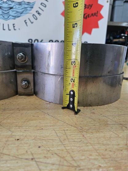 SS Tank Bands 8" (1-13-26 #2)