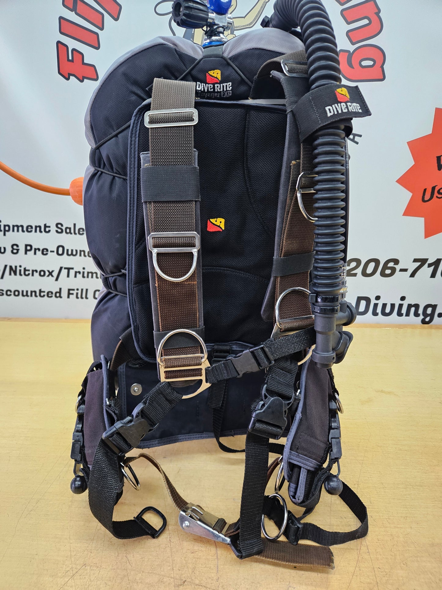 Dive Rite Backplate/Wing BCD (LARGE)