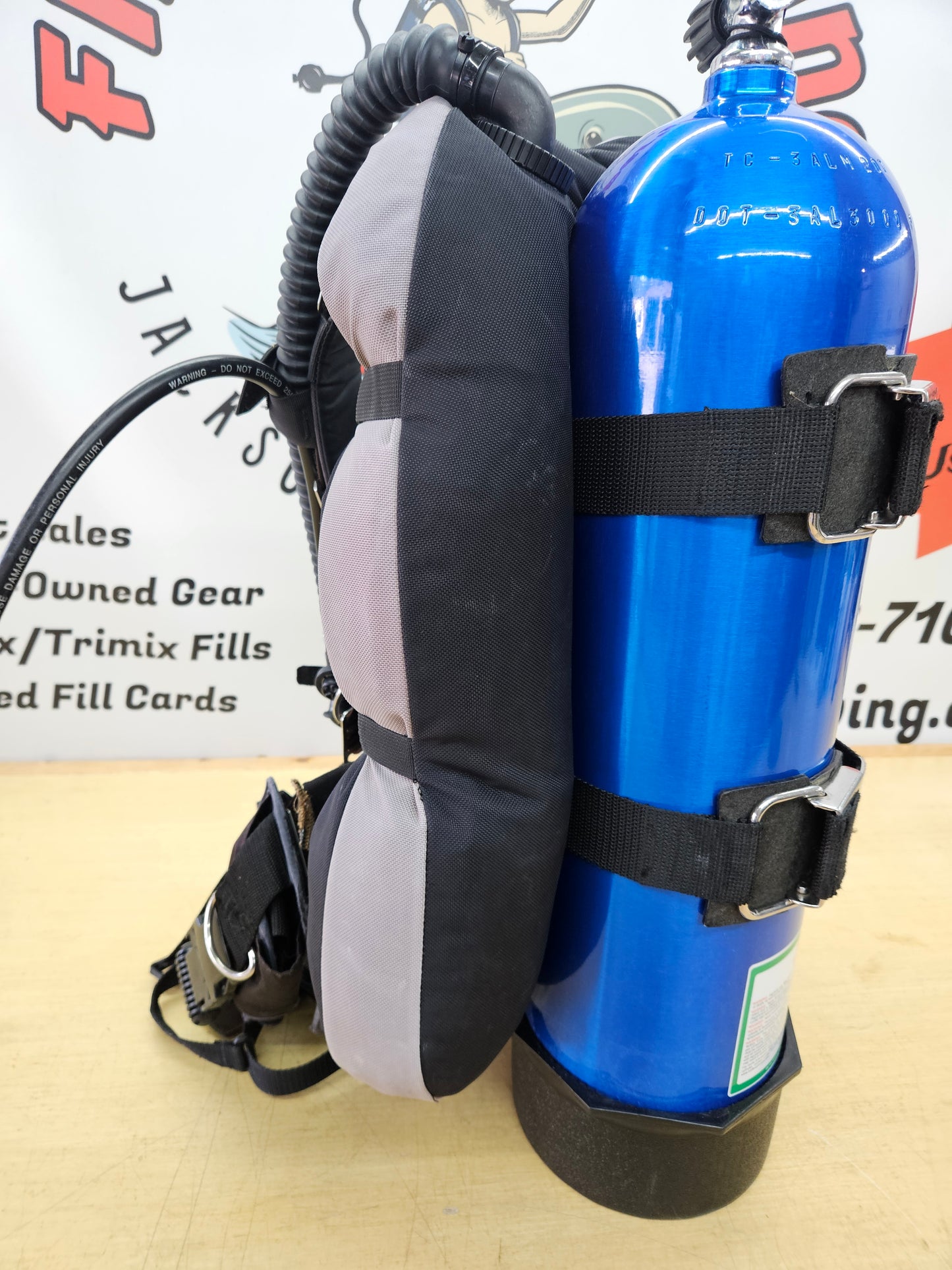 Dive Rite Backplate/Wing BCD (LARGE)