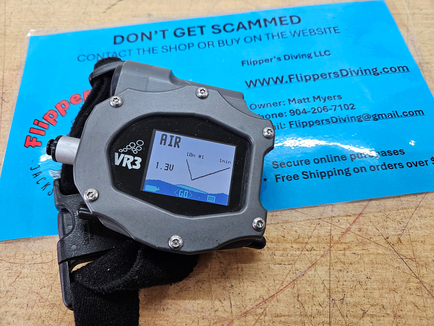 VR3 Tech Diving Computer!